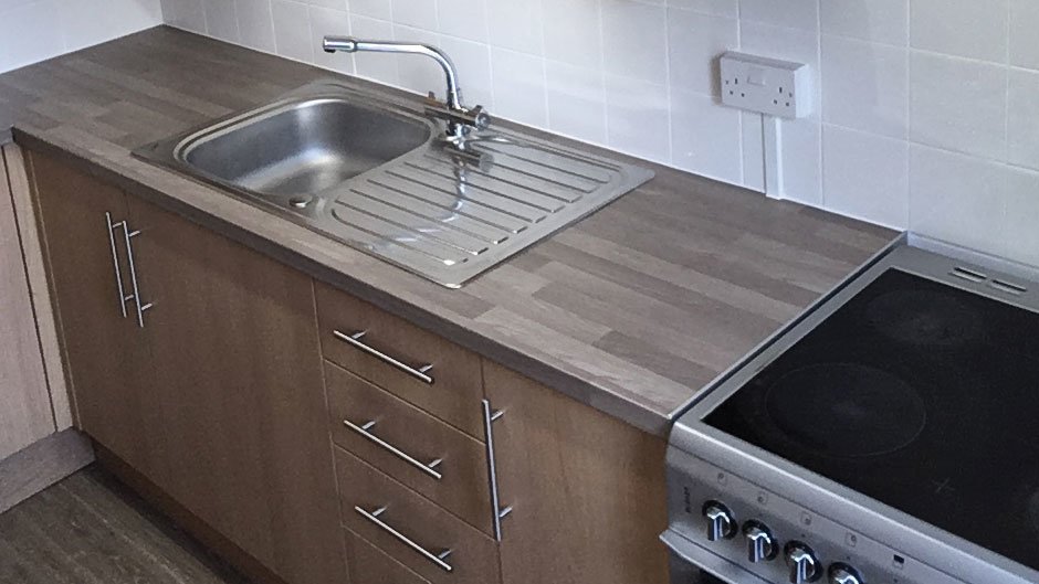 LB Ealing K&B - kitchen unit and sink