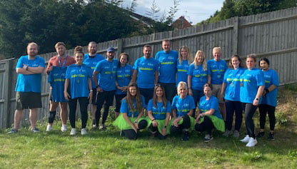 R Benson Rennie Grove Walk Team